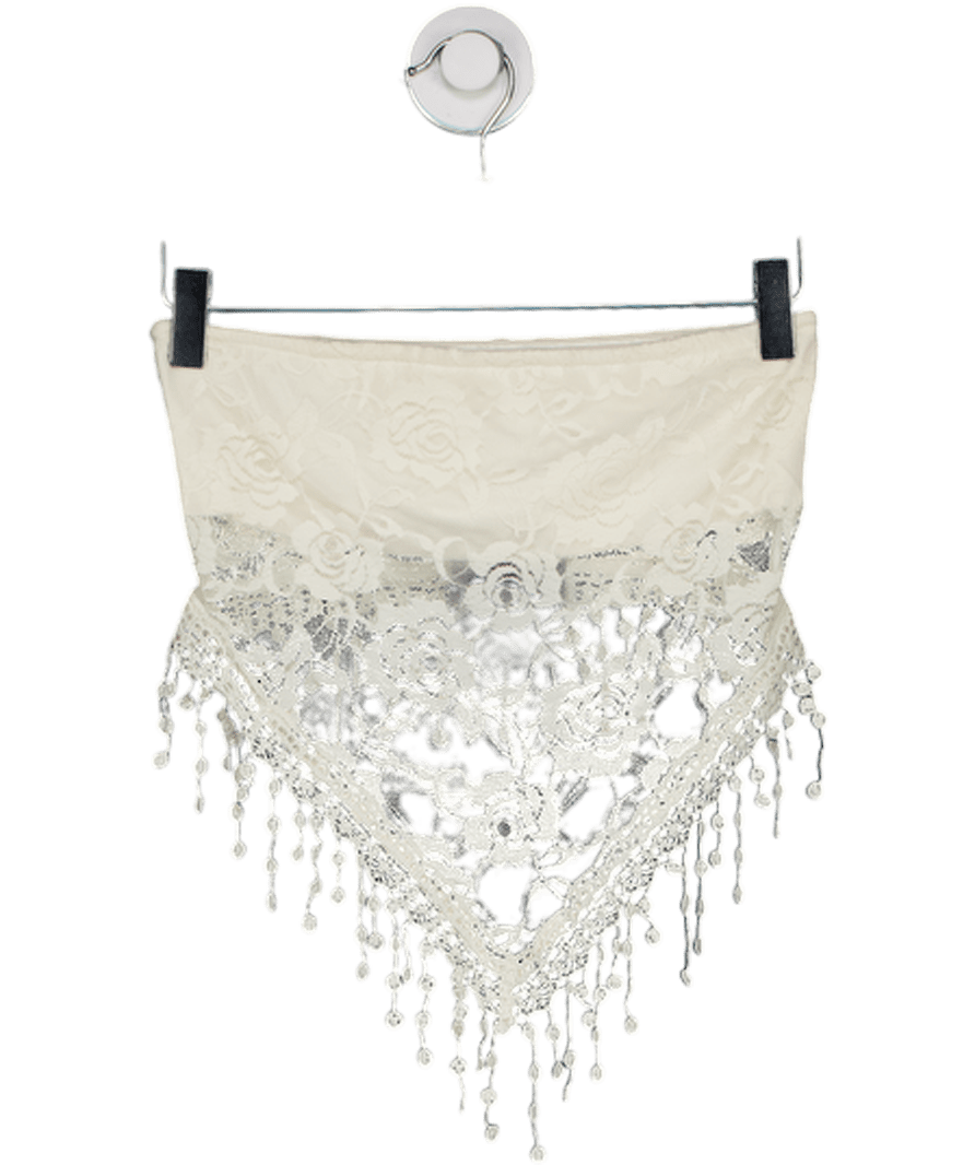 Edikted White Bandeau Top UK XS - Reliked