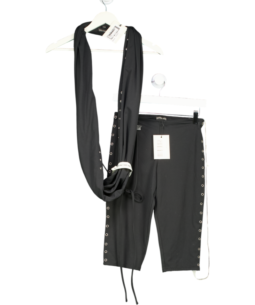 Mars the Label Blue Leia Eyelet Top (uk8) And Capri Set UK 10