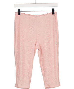 Mars the Label Pink The Brielle Capri Bottoms UK 8
