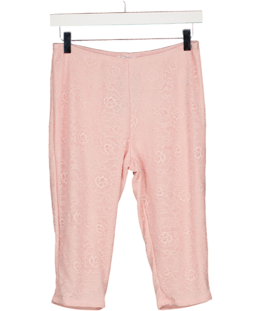 Mars the Label Pink The Brielle Capri Bottoms UK 8