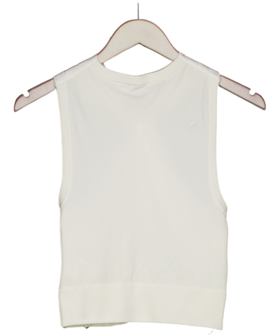 SIMKHAI White Twist Front Top UK S