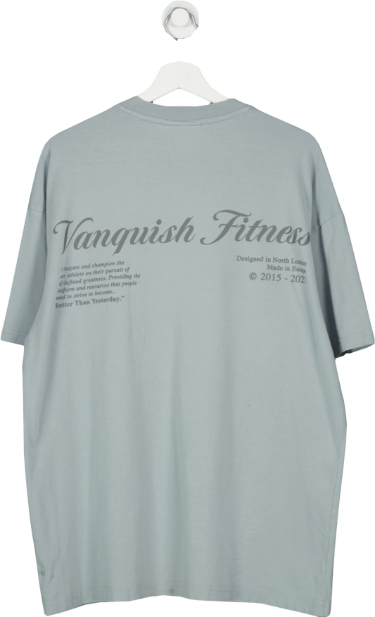 Vanquish Blue Fitness T Shirt UK L
