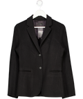 Joseph Black Double Faced Wool & Cashmere Blend Single Breasted Blazer UK 8
