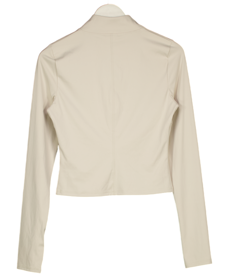 gymshark Cream Elevate Tracktop UK M