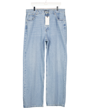 V BY VERY Light Blue High Waisted Straight Leg Jeans UK 18