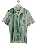 SMR Days Green Tie-dye Paraiso Cotton Shirt UK M