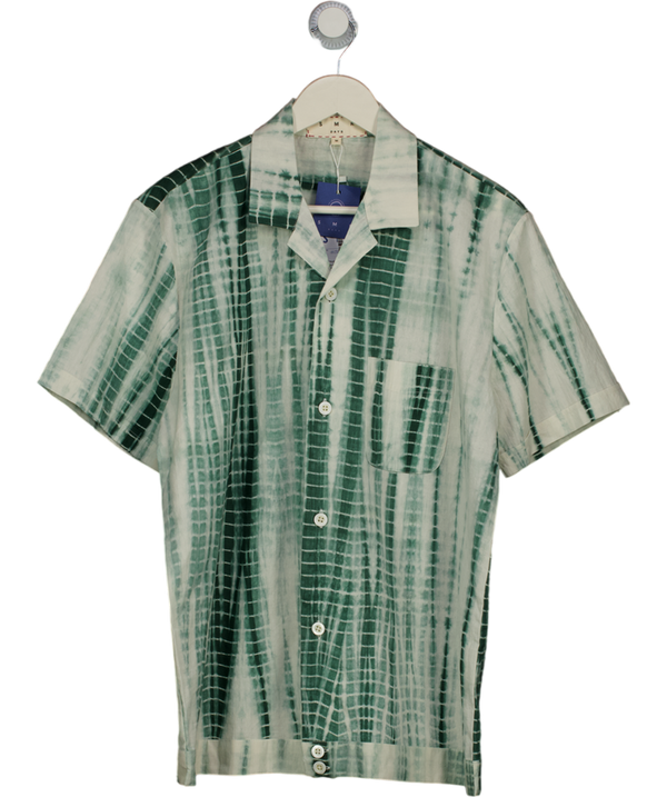 SMR Days Green Tie-dye Paraiso Cotton Shirt UK M