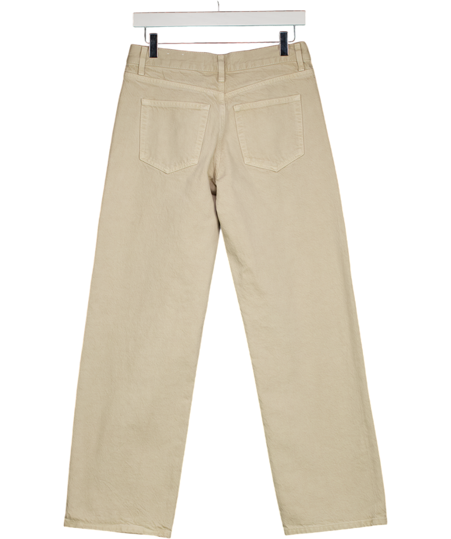 TOPSHOP Ember Low Rise Straight Jean In Oat Beige L30 W25