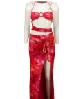 Outcast Pink Jaylah Maxi Dress UK S