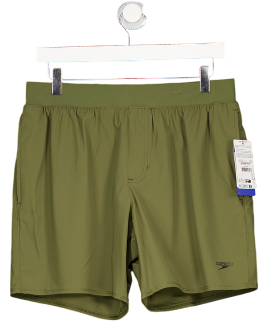 SPEEDO Lookout Solid 16'' Swim Shorts Green UK M
