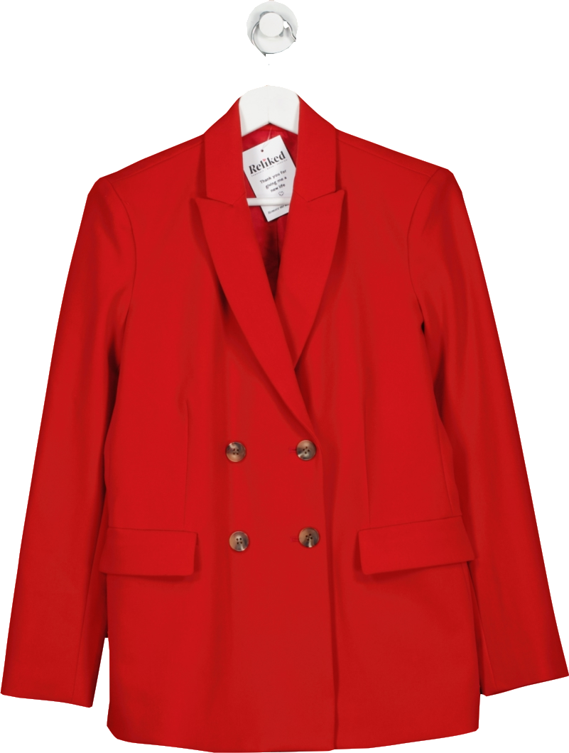 J McLaughlin Red Sumner Blazer UK S