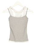 Acsense Studio Grey Layered Top UK S