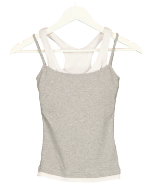 Acsense Studio Grey Layered Top UK S