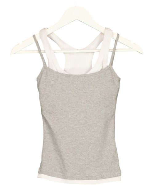 Acsense Studio Grey Layered Top UK S
