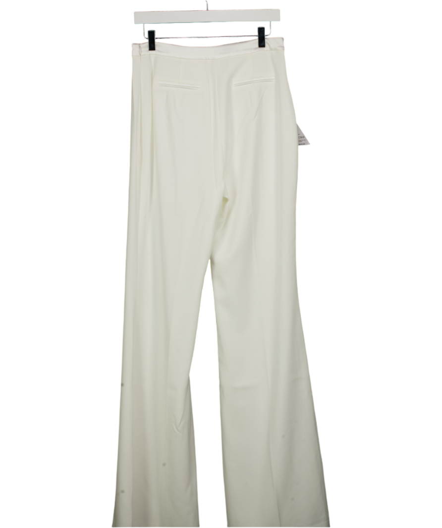NADINE MERABI Charlotte White Trousers UK 10