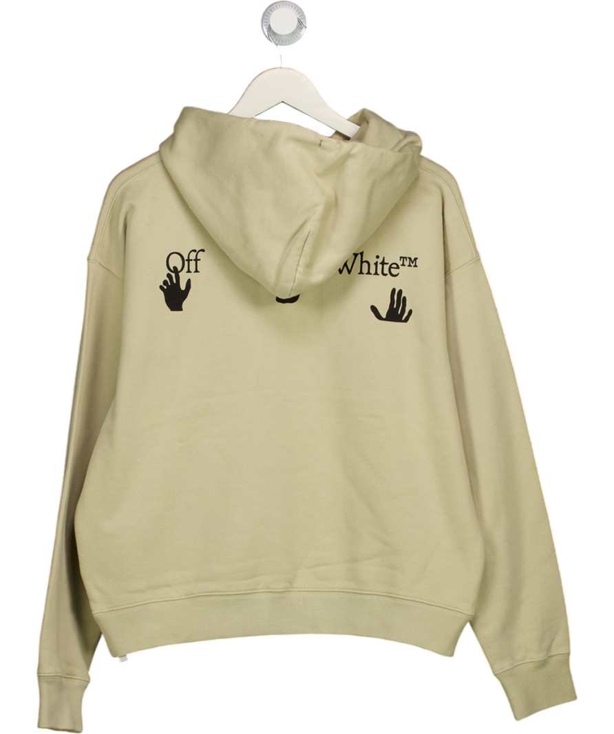OFF-WHITE Beige “outfit Came From Italy” Hoodie UK S