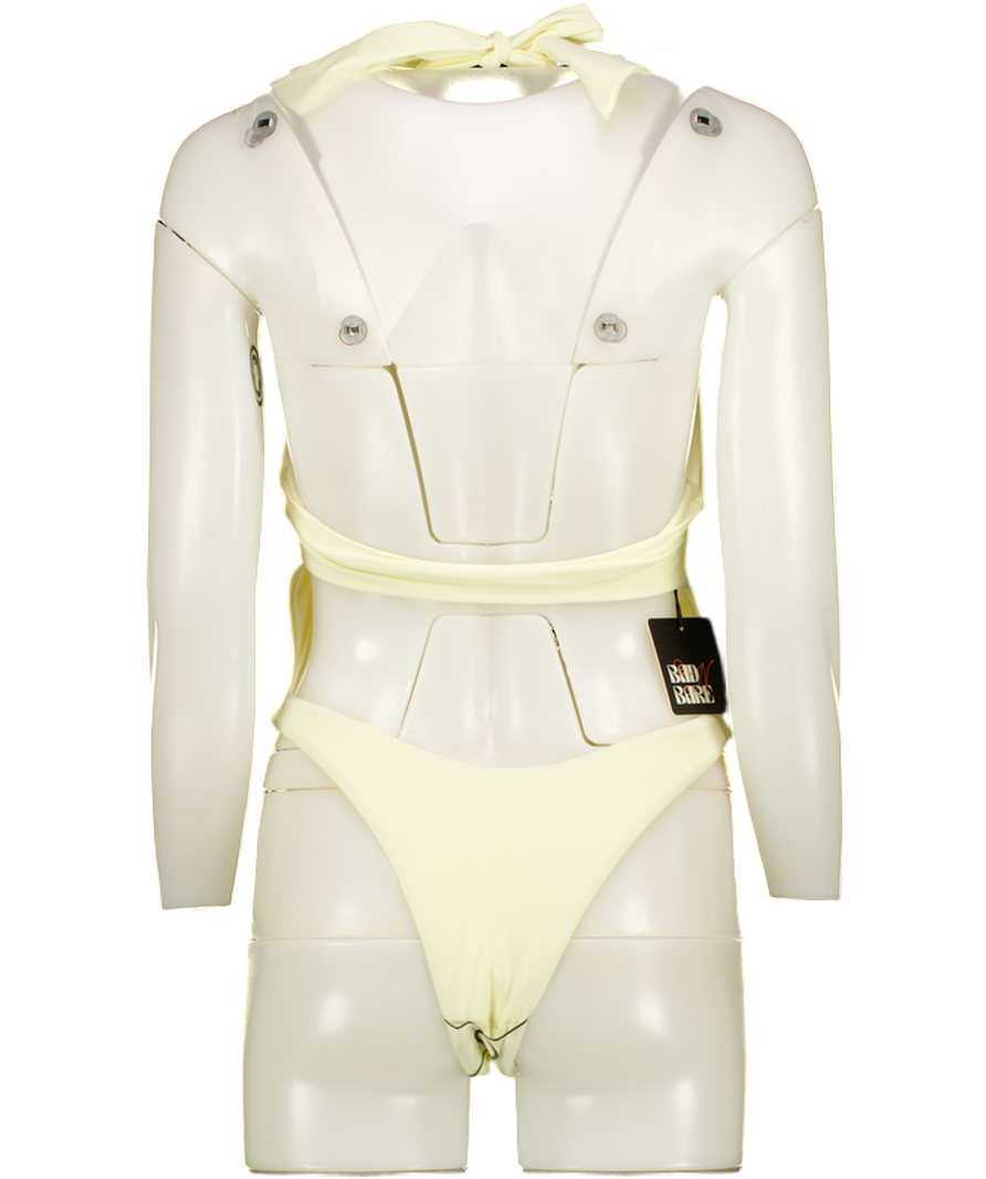 Bad n bare Yellow The Athena Swimsuit UK M