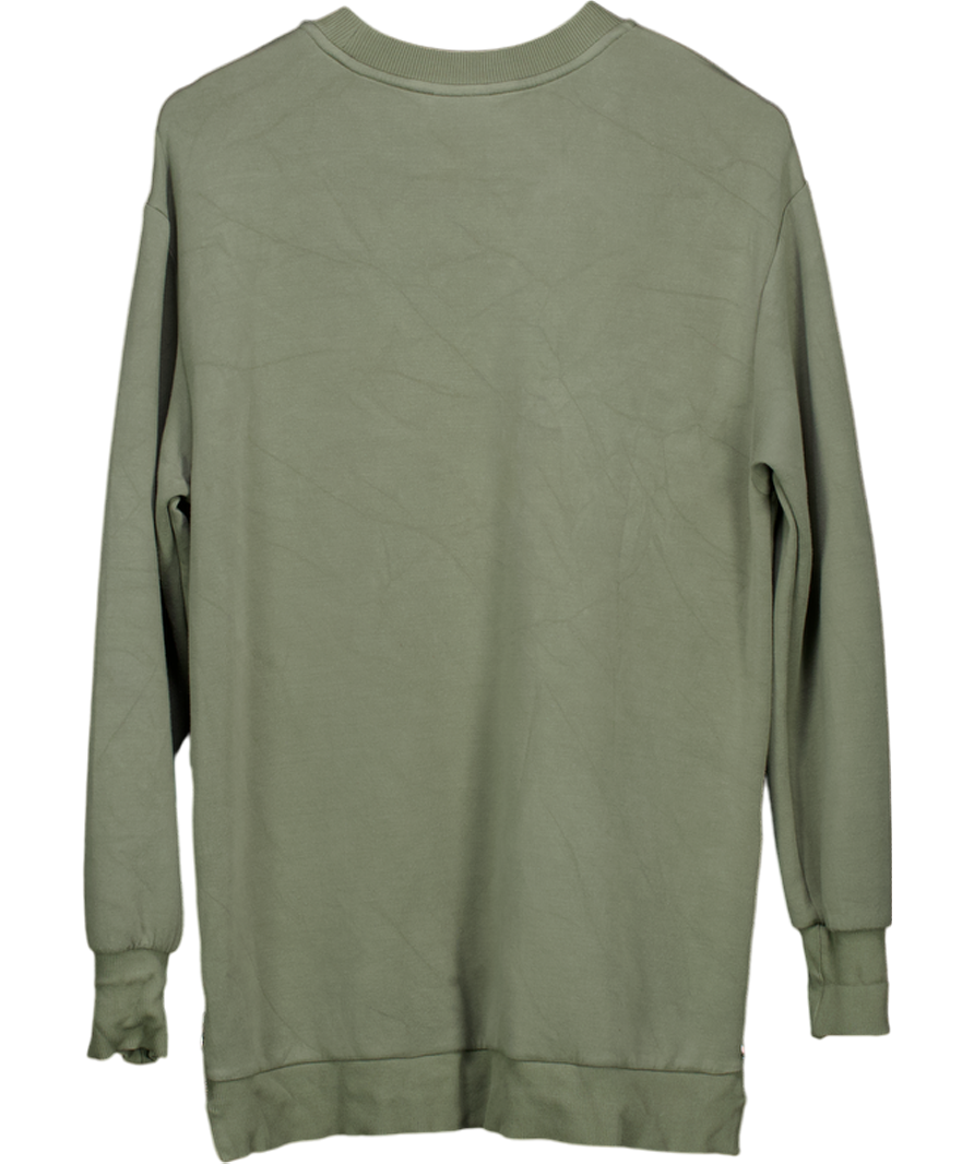 Varley Green Charter Sweat 2.0 Zip Side Sweatshirt UK M