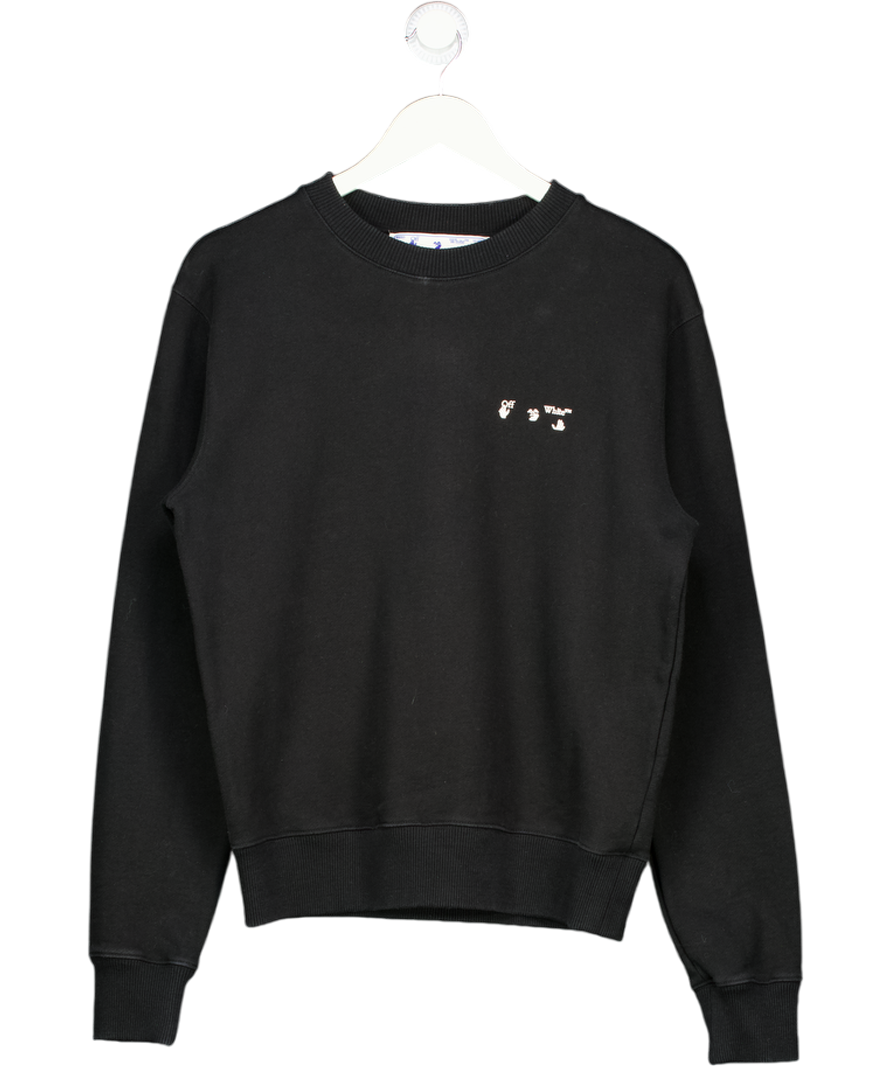 Off-White Classic Off-white Logo Sweatshirt In Black UK S