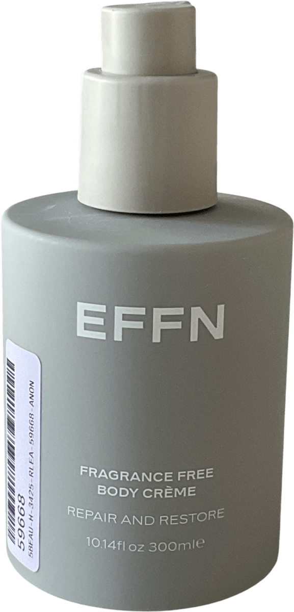 effn Body Creme Fragrance Free 300ml - Reliked