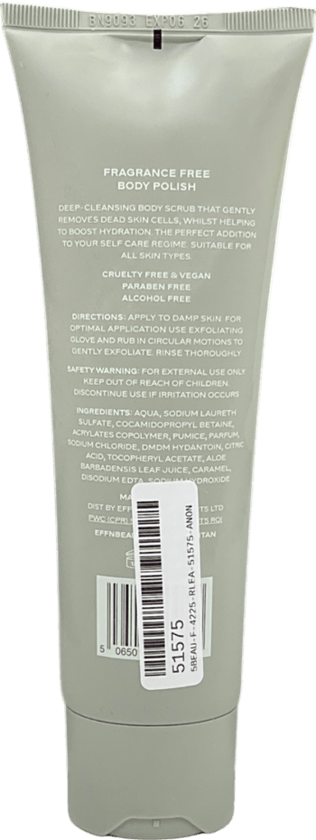 effn Body Polish Fragrance Free 250ml - Reliked