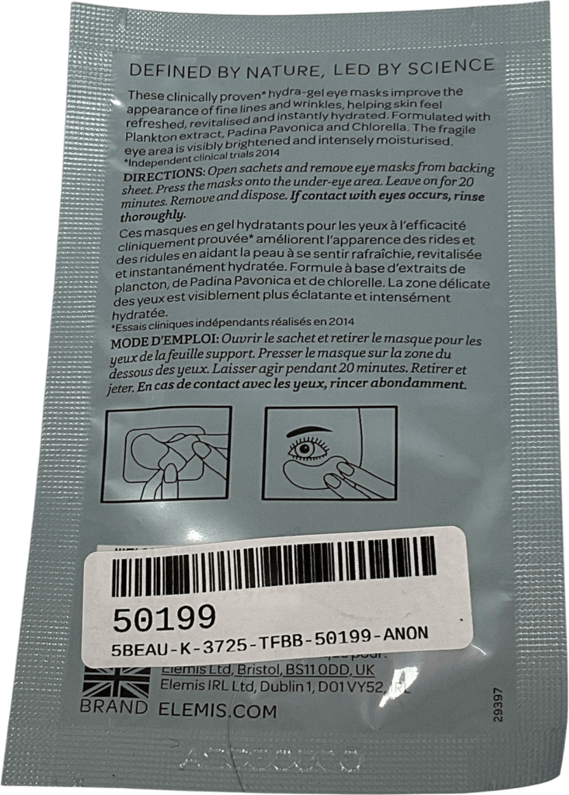 Elemis Pro - collagen Hydra - gel Eye Mask X1 - Reliked