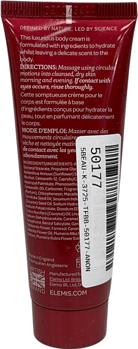 Elemis Travel Frangipani Monoi Body Cream 50ml - Reliked