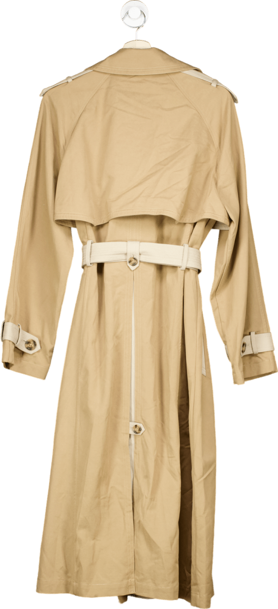 Eleven Loves Beige Trench Coat UK 16 - Reliked