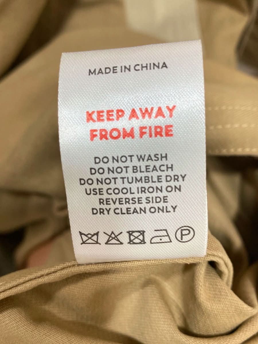 Eleven Loves Beige Trench Coat UK 16 - Reliked