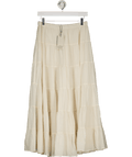 Eleven loves Cream Tia Tiered Skirt UK S/M - Reliked