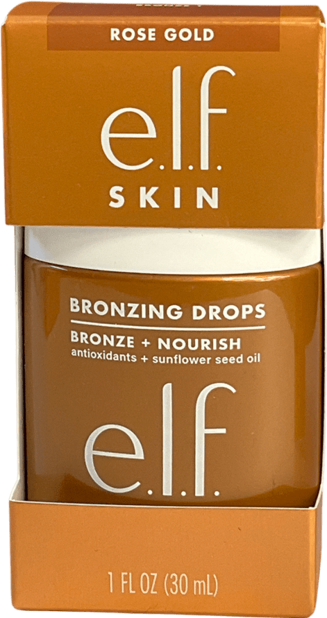 E.L.F Cosmetics Bronzing Drops Bronze 1, Rose Gold 30ml - Reliked