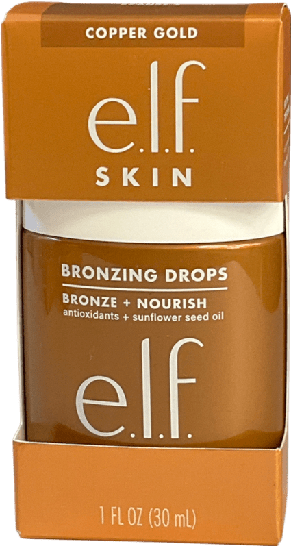 E.L.F Cosmetics Bronzing Drops Bronze 3, Copper Gold 30ml - Reliked