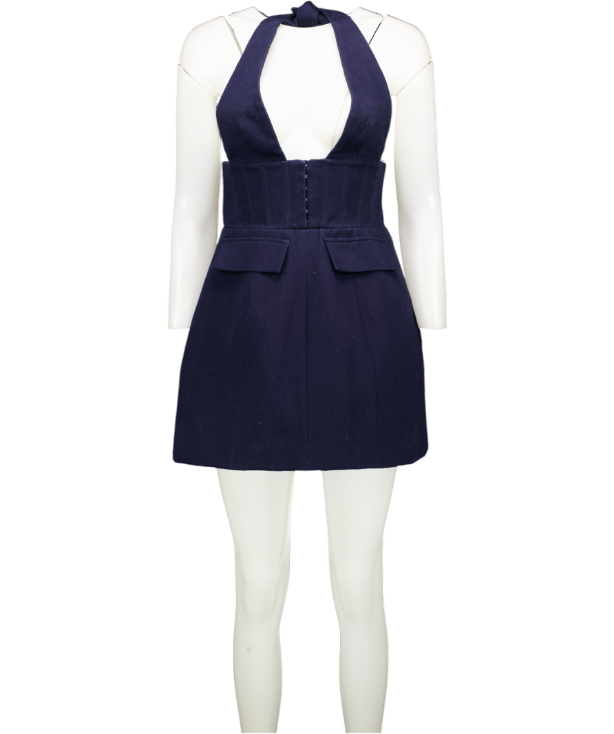 Eliyah the Label Blue Roberta Denim Dress UK XS - Reliked