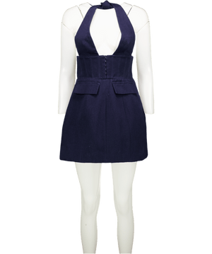 Eliyah the Label Blue Roberta Denim Dress UK XS