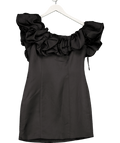 Elliatt Black Amelie Ruffled Detail Party Dress UK 10 - Reliked