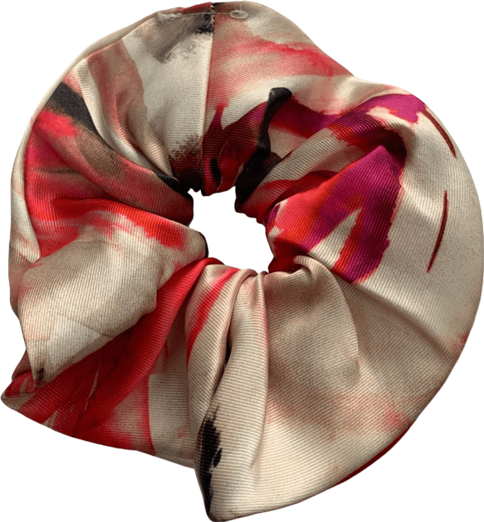 Emilio Pucci Multicoloured Floral Print Silk Scrunchie - Reliked