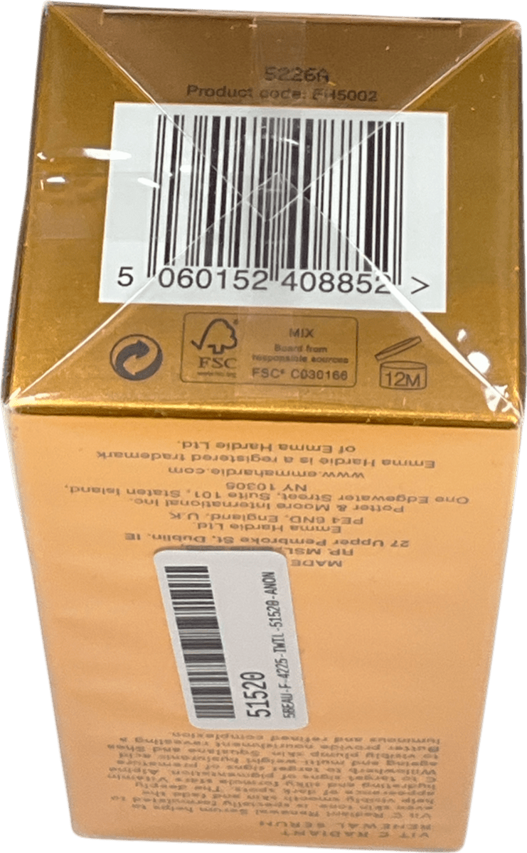 Emma Hardie Vit C Radiant Renewal Serum 30ml - Reliked