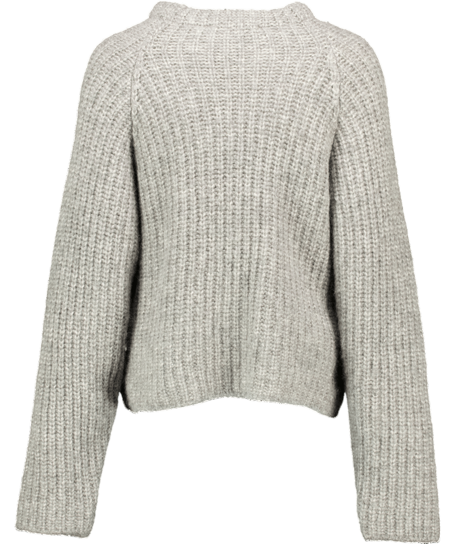 ENVELOPE1976 Grey Alpaca/merino/cotton Blend Supersoft Jumper UK 6 - Reliked