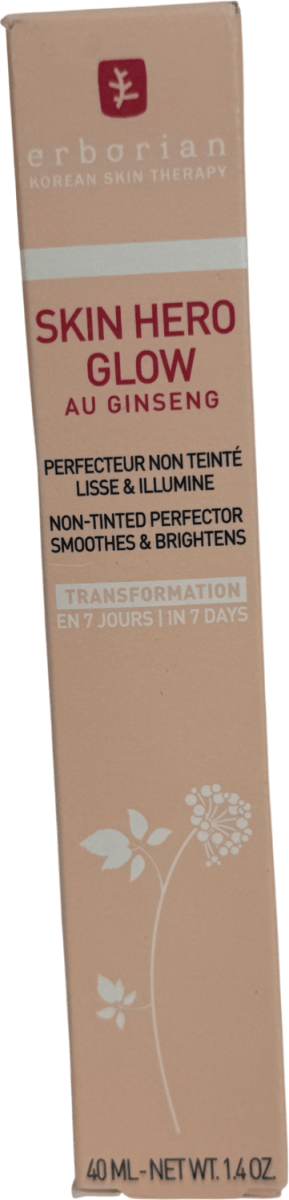 Erborian Skin Hero Glow With Korean White Ginseng Extract And Hyaluronic Acid 40ml - Reliked