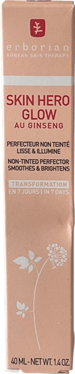 Erborian Skin Hero - Non - tinted Bare Skin Perfector - 7 Day Skin Transformation 40ml - Reliked