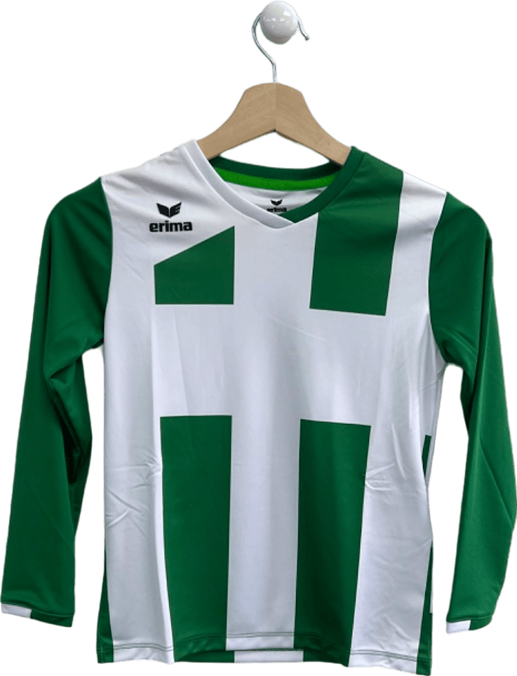 Erima Green White Siena 3.0 Jersey Long Sleeve - Reliked