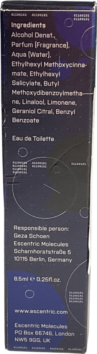 Escentric Molecules Molecule 01 + Black Tea Perfume Black Tea 8.5ml - Reliked