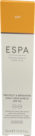 Espa Protect & Brighten Daily Skin Shield Spf 50 50ml - Reliked