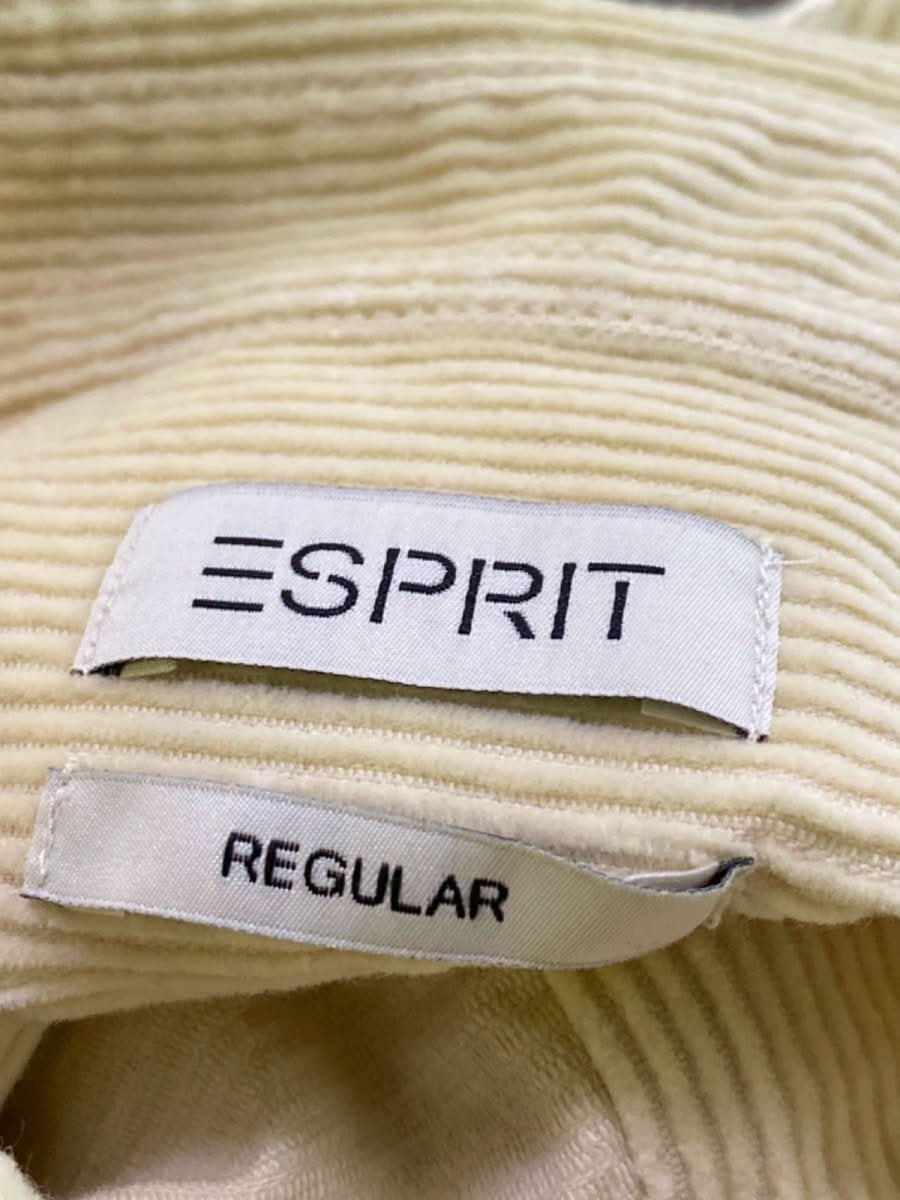 Esprit Cream Corduroy Long Sleeve Shirt L - Reliked