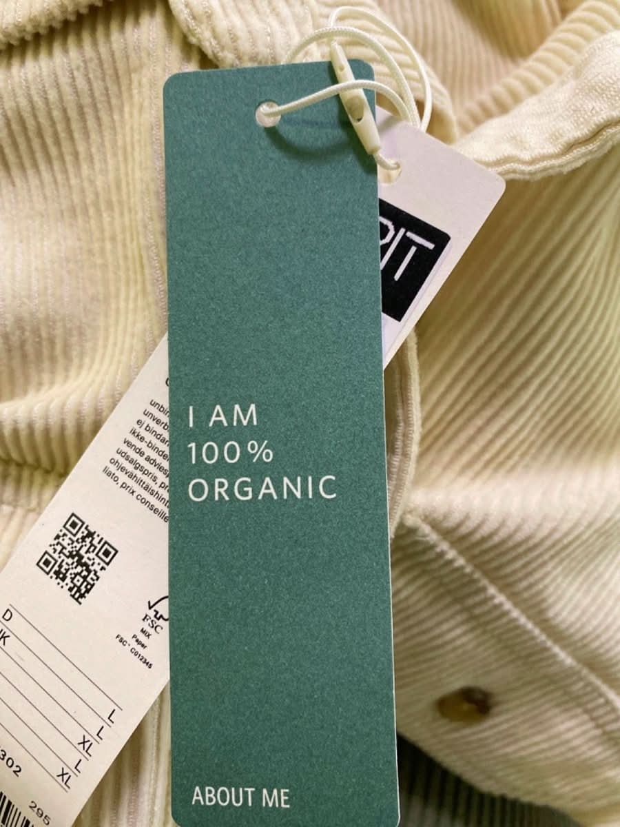 Esprit Cream Corduroy Long Sleeve Shirt L - Reliked