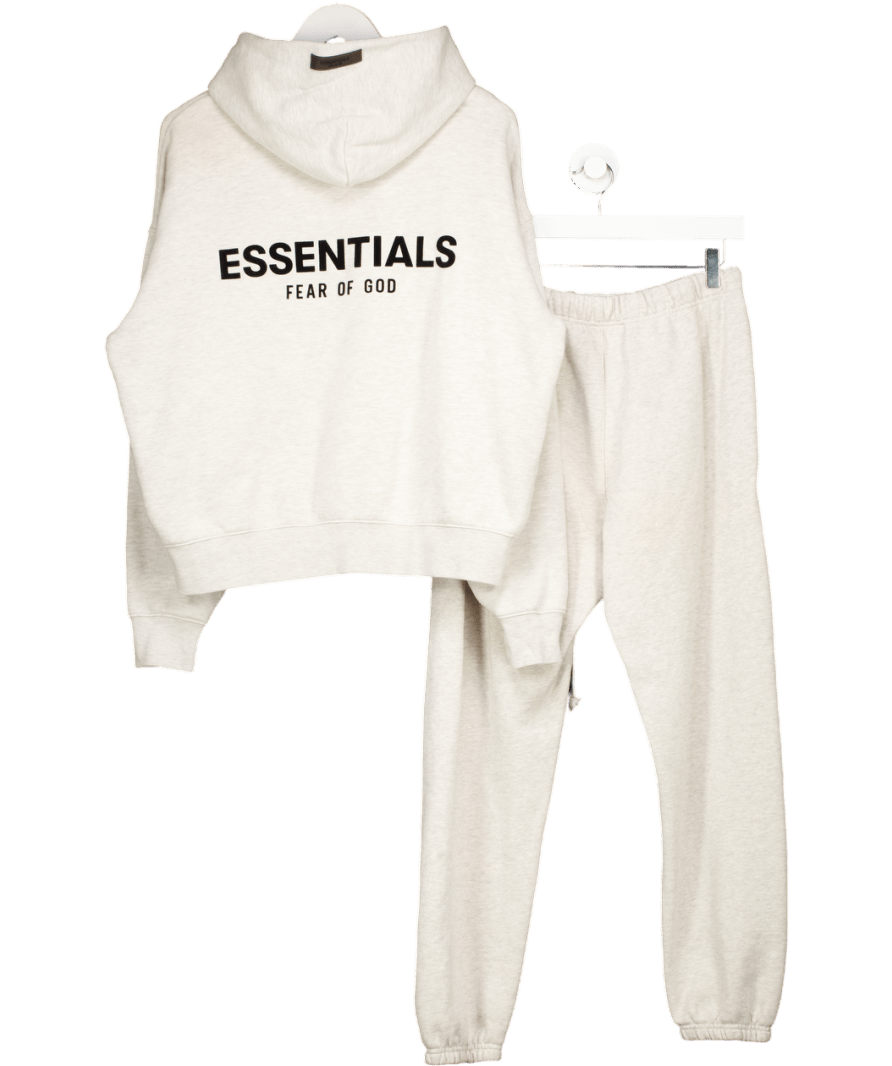 Essentials Fear of God Grey 2 - piece Joggers ( Uk S) And Hoodie UK XS - Reliked