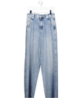 Essentiel Antwerp Light Blue Rhinestone - adorned High - rise Wide - leg Jeans W25 - Reliked