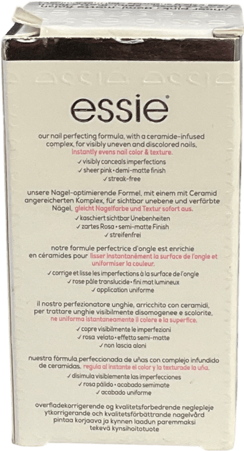 essie Nail Care Treatment Good As New Nail Perfector, Shade Light Pink, Nail Concealer Corrector Sheer Pink 13.5ml - Reliked