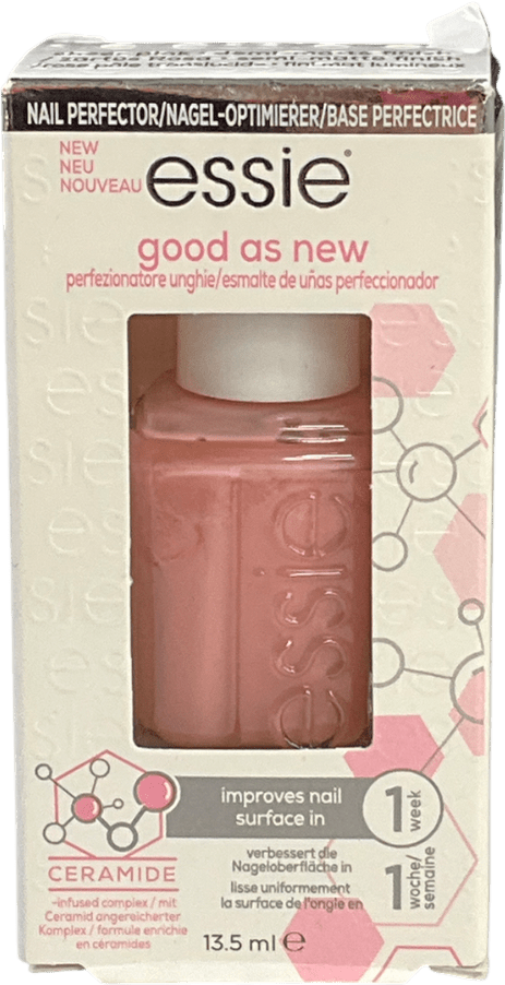 essie Nail Care Treatment Good As New Nail Perfector, Shade Light Pink, Nail Concealer Corrector Sheer Pink 13.5ml - Reliked