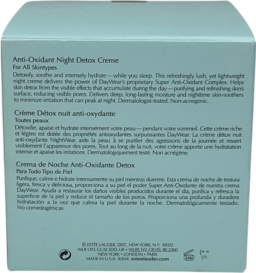 Estee Lauder Nightwear Plus Anti - oxidant Night Detox Creme 50ml - Reliked